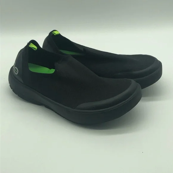 NWT OOFOOS OOMG Eezee Low Black Slip-on Shoes, Size 8.5 OOFOS Mens OOmg eeZee Low Shoe - Black Slip On Size 10.5 | eBay main image 2